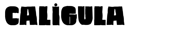 Caligula font