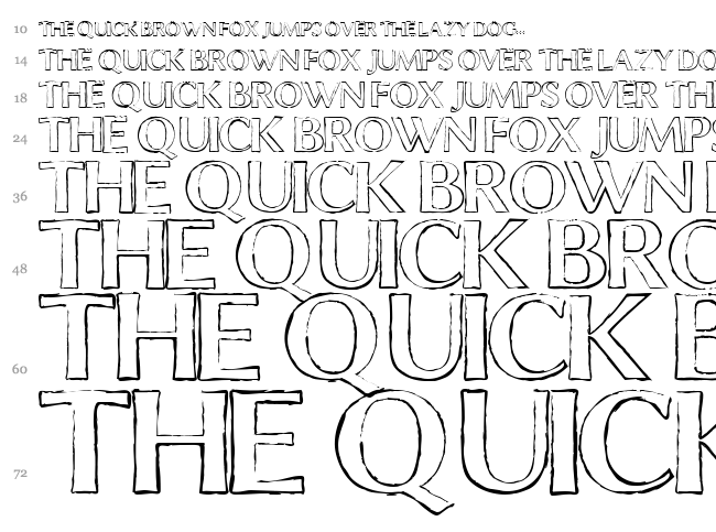 chalk line font
