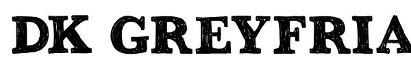 DK Greyfriars font