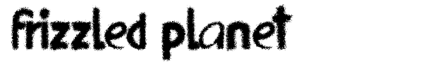 Frizzled Planet font