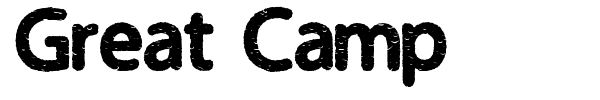 Great Camp font