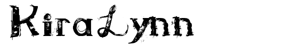 KiraLynn font preview