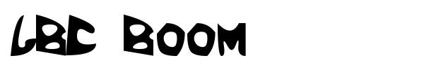 LBC Boom font