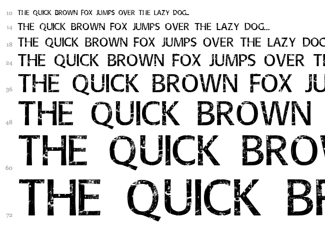 Overhaul font waterfall