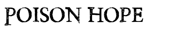 Poison Hope font preview