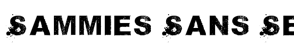 Sammies Sans Serif font preview