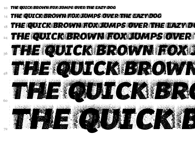 Screw your guys! font waterfall