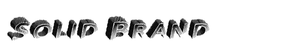 Solid Brand font