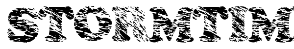 Stormtime font