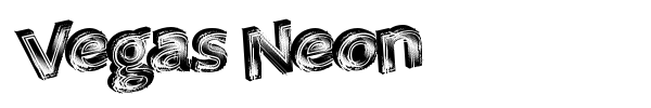 Vegas Neon font preview