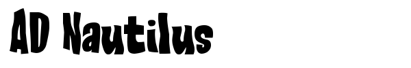 AD Nautilus font
