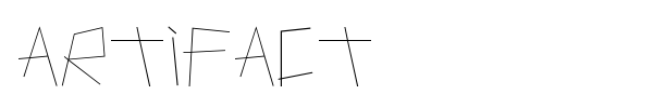 Artifact font