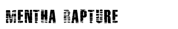 Mentha Rapture font