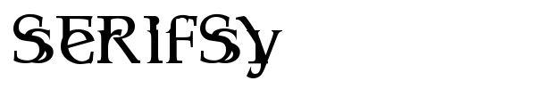 Serifsy font