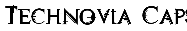 Technovia Caps font