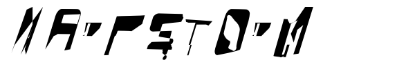 WarpStorm font