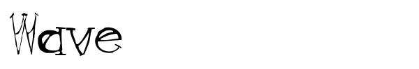 Wave font