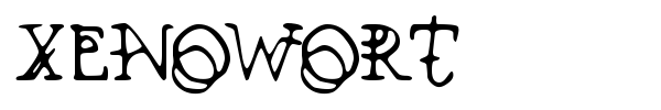 Xenowort font