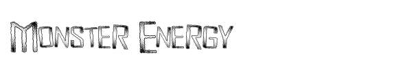 Monster Energy font preview