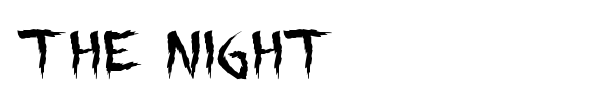The Night font