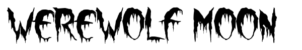 Werewolf Moon font