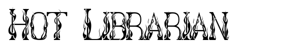 Hot Librarian font preview