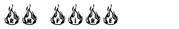 RM Fire font
