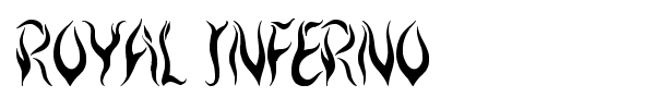 Royal Inferno font
