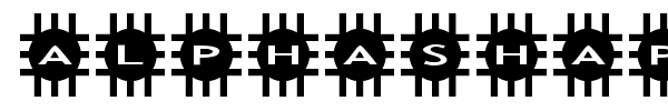 AlphaShapes grids font