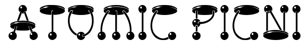 Atomic Picnic font