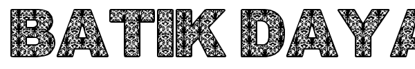 Batik Dayak Font font