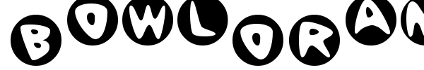 BowlORama font