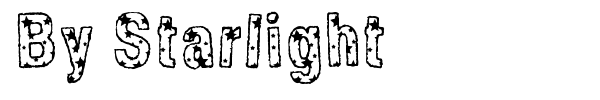 By Starlight font