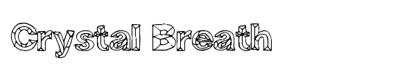 Crystal Breath font