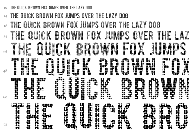 Delicious Applepie font waterfall
