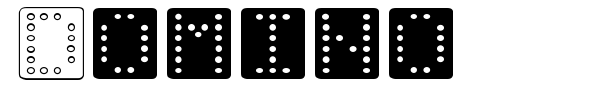 Domino font