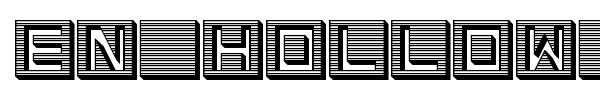 En Hollow Tiles font