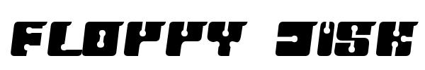 Floppy Disk font