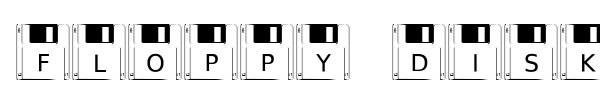 Floppy Disk font