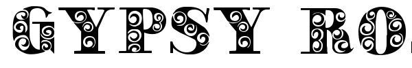 Gypsy Rose font preview