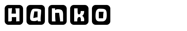 Hanko font