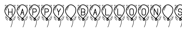 Happy Balloon St font