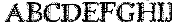 Lacetrim font