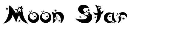 Moon Star font