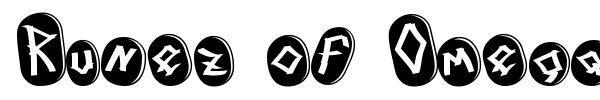 Runez of Omega font