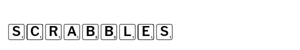 Scrabbles font preview