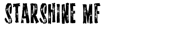 Starshine MF font