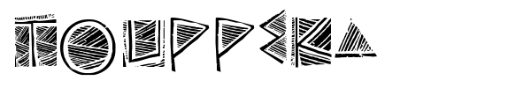 Touppeka font