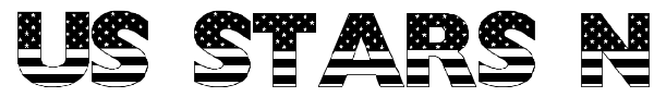 US Stars N Stripes font