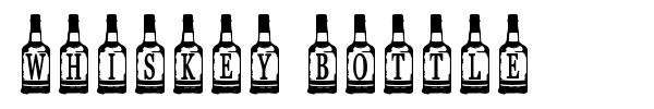 Whiskey Bottle font